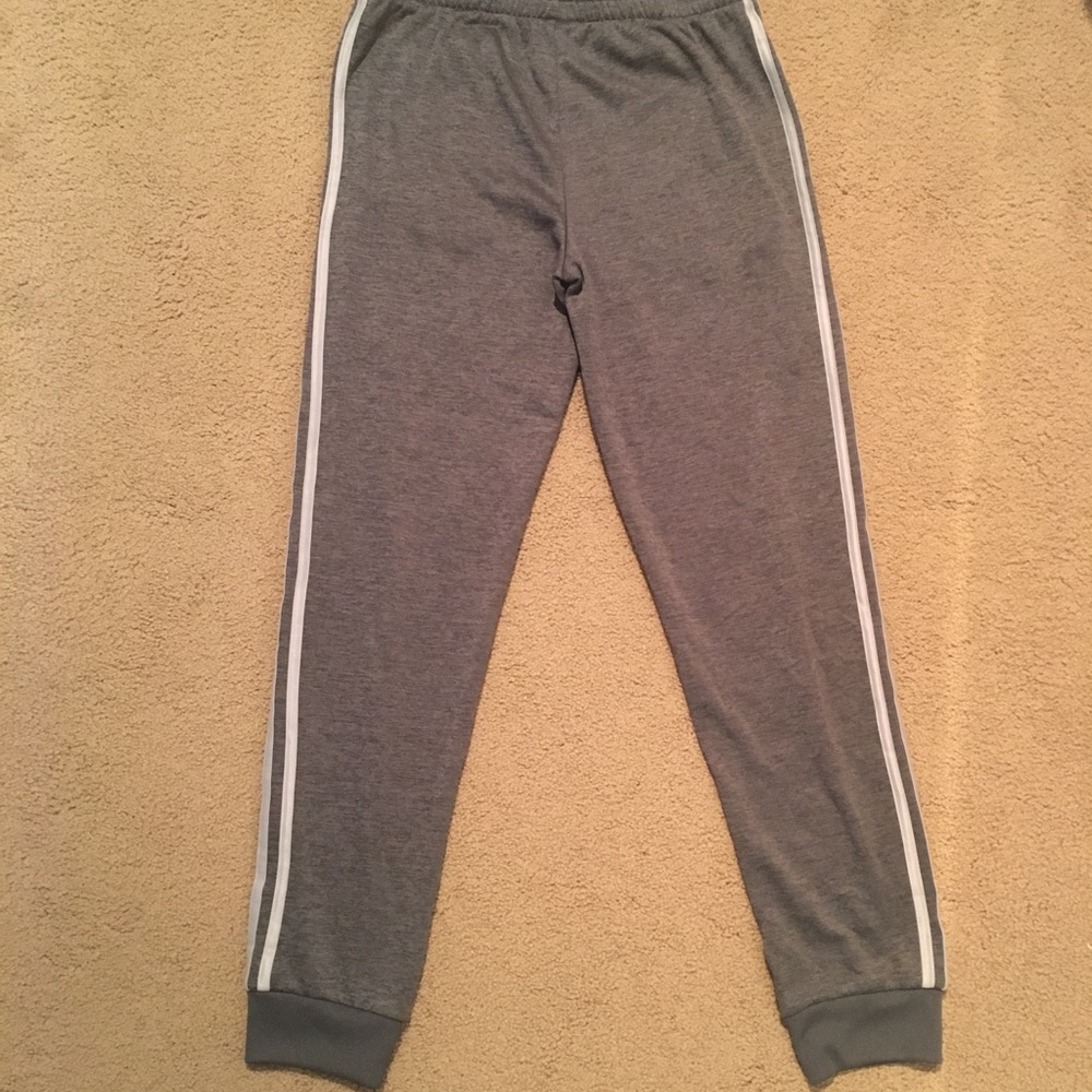 Grey adidas track pants/joggers